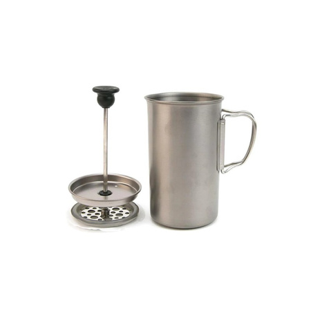 Snow Peak Titanium Cafe Press Coffee Brewer