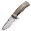 LionSteel SR22 Titanium Bronze, Satin Blade Folding Knife (SR22 B)