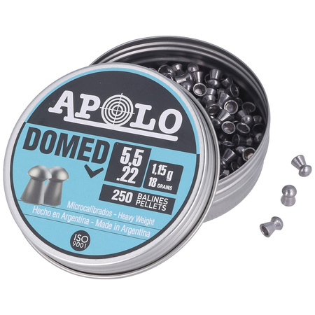 Apolo - Domed 5.52 mm shot, 250 rounds. 1.15g/18.0gr (19911-2)