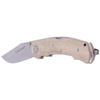 Viper Turn Essential Natural Canvas Micarta Folding Knife, Satin by Silvestrelli (V5988CN)