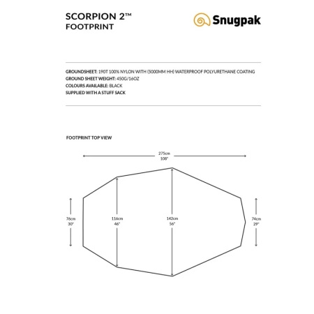 Snugpak Scorpion 2 tent canopy