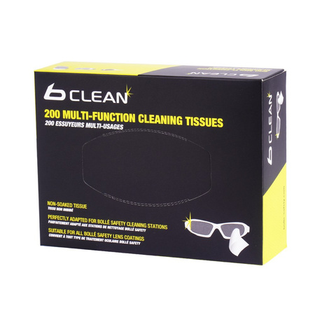 Bolle - B-Clean B401 eyeglass cleaning wipes - 200 pieces - PACMPCT