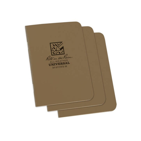 Rite in the Rain - Waterproof Notes 3 1/4x4 5/8 - 3 pcs. - 971TFX-M
