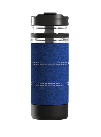 Travel Coffee Mug French Press GSI Commuter Javapress 444 ml - Blue