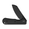 Civivi Crabby Black Canvas Micarta Folding Knife, Black Stonewashed 14C28N by Ken Onion Jr. (C24055-3)