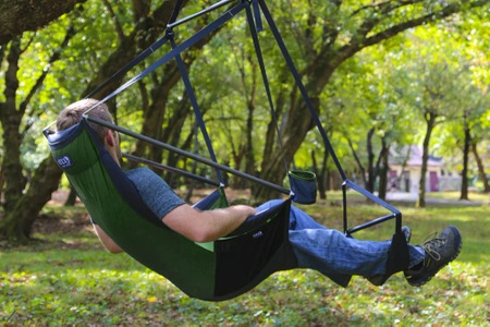 ENO Lounger™ Hanging Hiking Chair - Purple-Teal