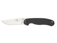 Ontario Rat 1 Folder Silver Blade 8848SP Knife - Black