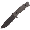 LionSteel Green Canvas, Black Blade (M5B CVG) Knife