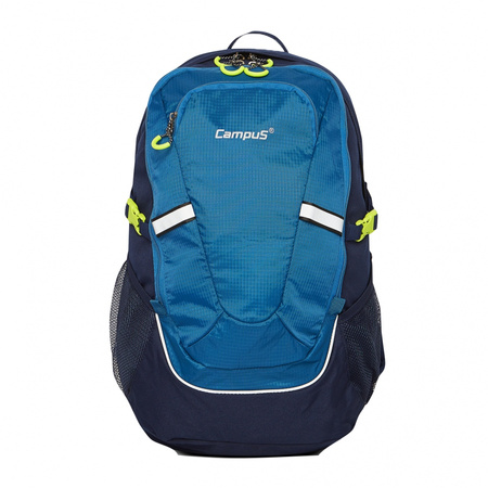 Campus - HORTON 30L dark blue/blue/lime city backpack