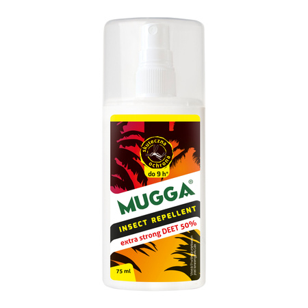 Mugga Mosquito and tick spray - 75ml (DEET 50%)