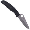 Spyderco Pacific Salt 2 Black FRN Plain Folding Knife (C91PBK2)