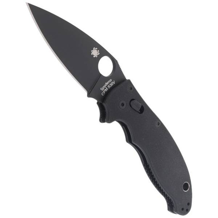 Spyderco Manix 2 G-10 Black / Black Blade Folding Knife - C101GPBBK2