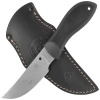 Spyderco Moran Upswept Sprint Run Knife Black FRN / Kraton, Damascus by Bill Moran (FB01PGYD)