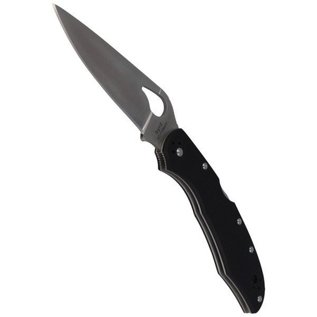 Spyderco Byrd Cara Cara 2 G-10 Black Plain Folding Knife (BY03GP2)