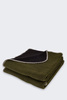 Sheep's Wool Blanket 150x200cm Petromax Moss Green
