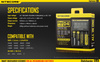 Battery charger - Nitecore Digicharger D4