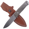 LionSteel Bushcraft Green Canvas / Stone Washed knife (B41 CVG)