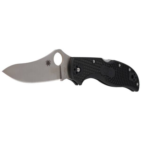 Spyderco Stretch 2 Lightweight Black Plain Folding Knife - C90PBK2