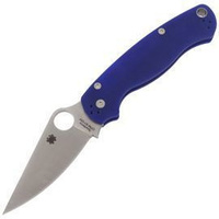 Spyderco Para Military 2 G-10 Midnight Blue CPM S110V Folding Knife - C81GPDBL2