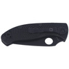 Spyderco Tenacious FRN Black Blade Plain Folding Knife (C122PBBK)