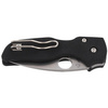 Spyderco Lil' Native G-10 Black Compression Lock Plain Folding Knife (C230GP)