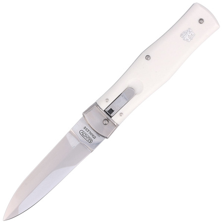 Mikov Predator White ABS Knife, Mirror (241-NH-1/KP WHITE)