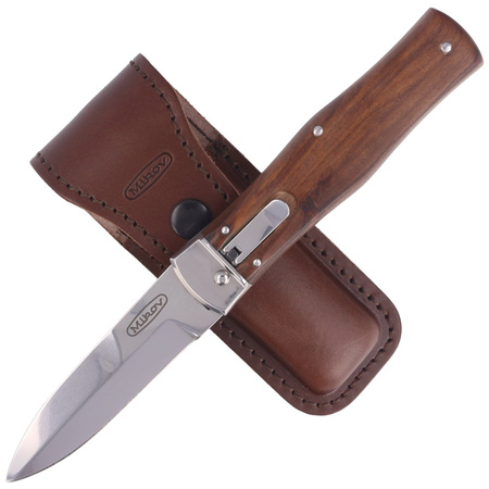 Mikov Predator Palisander Wood knife, Mirror N690 (241-BD-1/KP)