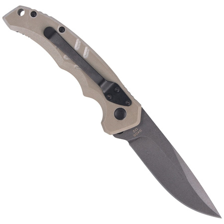 Böker Plus - Intention II automatic knife Coyote G10, Stonewashed (01BO483)