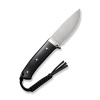Civivi Cloud Peak Black G10, Satin Nitro-V knife (C23044-1)