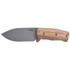 LionSteel Bushcraft Olive Wood / Satin Blade knife (B35 UL)