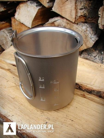 Titanium Pot Mug - Snow Peak Titanium Trek 700