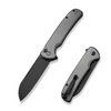 Civivi Chevalier II Gray Aluminum, Black Stonewashed 14C28N Folding Knife (C20022B-3)
