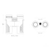 Hawke Frontier HD X 10x32 gray binoculars