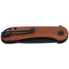 CIVIVI Elementum Flipper Knife Cuibourtia Wood, Black Stonewashed (C907U)