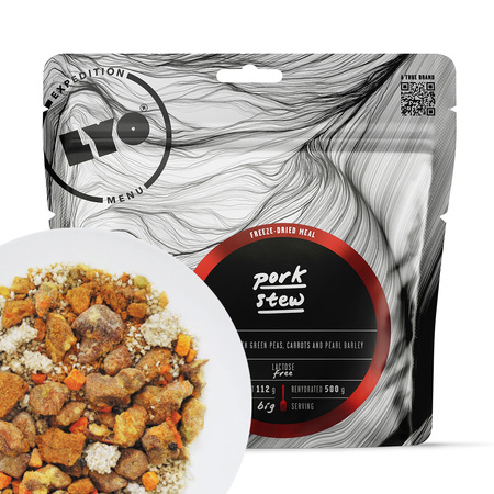 Lyo Food Expedition - Freeze-dried food ration - Pork stew with porridge 500g