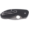 Spyderco Insistent G-10 Black Plain Folding Knife (C246GP)