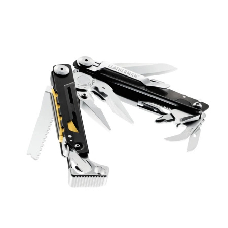 Leatherman Signal Black and Silver multitool (832625) - 19 tools