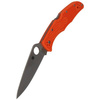 Spyderco Endura 4 FRN Orange Flat Ground Plain Folding Knife (C10FPOR)