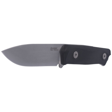 LionSteel Bushcraft Black G10 / Stone Washed knife (B41 GBK)