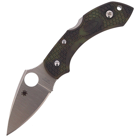 Spyderco Dragonfly 2 FRN Zome Green Plain Folding Knife (C28ZFPGR2)