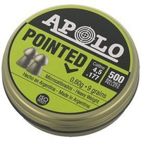 Apolo Pointed 4.52 mm shot, 500 rounds. 0.60g/9.0gr (19101-2)