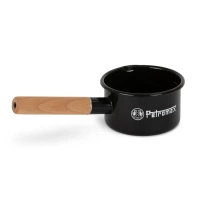 Petromax Enameled Sauce Pot 0.5 L Black