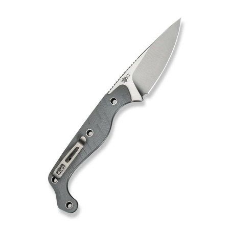 Civivi SŌKN Gray G10 knife, Satin Nitro-V by Kyle Lamb (C22027-2)