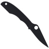 Spyderco Grasshopper Black Plain Folding Knife (C138BKP)