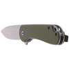 CIVIVI Elementum Flipper OD Green G10 knife, Satin Finish (C907E)