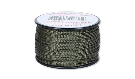 Atwood Rope - Nano Cord - 0.75 mm - Olive Drab - Spool 91.5m