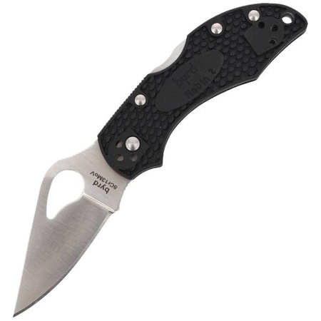 Spyderco Byrd Robin 2 FRN Black Plain Folding Knife (BY10PBK2)