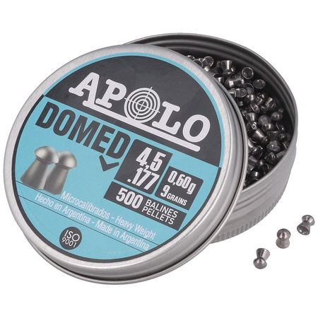 Apolo - Domed 4.5 mm shot, 500 rounds. 0.60g/9.0gr (19913)
