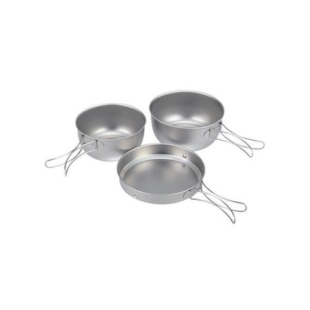 Menagerie Cookware Set - Snow Peak Titanium 3 Piece Cookset