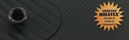 Kydex 2 mm (15x30 cm) - Carbon Fiber